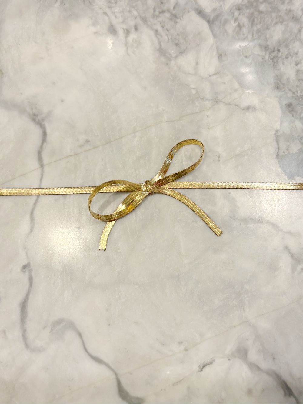 Gold Bow Tie Bracelet